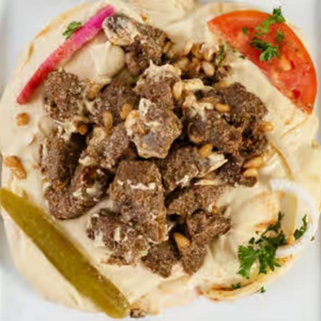 Hommous with Ghallaba.