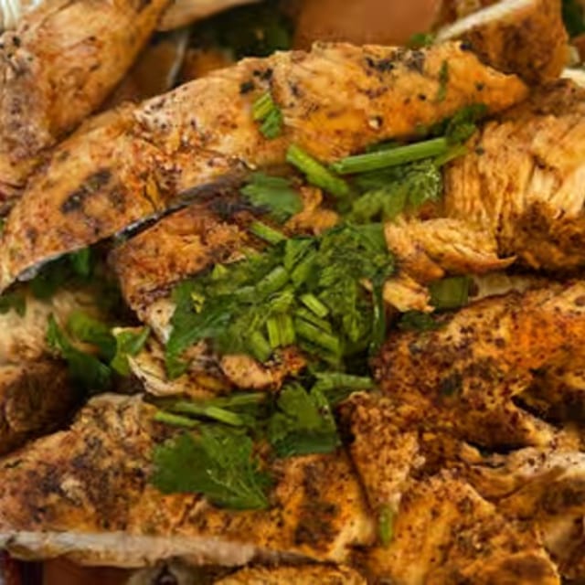 Chicken Greek Fattoush Salad.