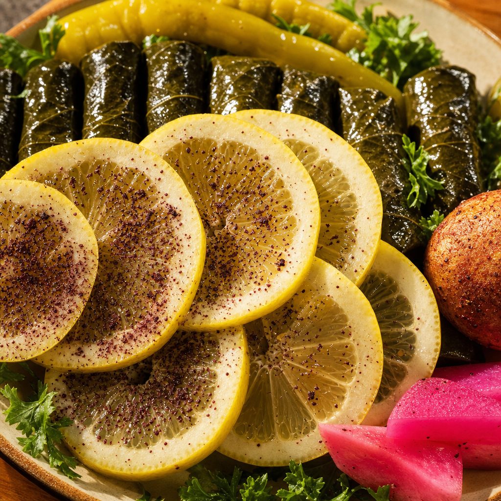 Mini Grape Leaves Appetizer.